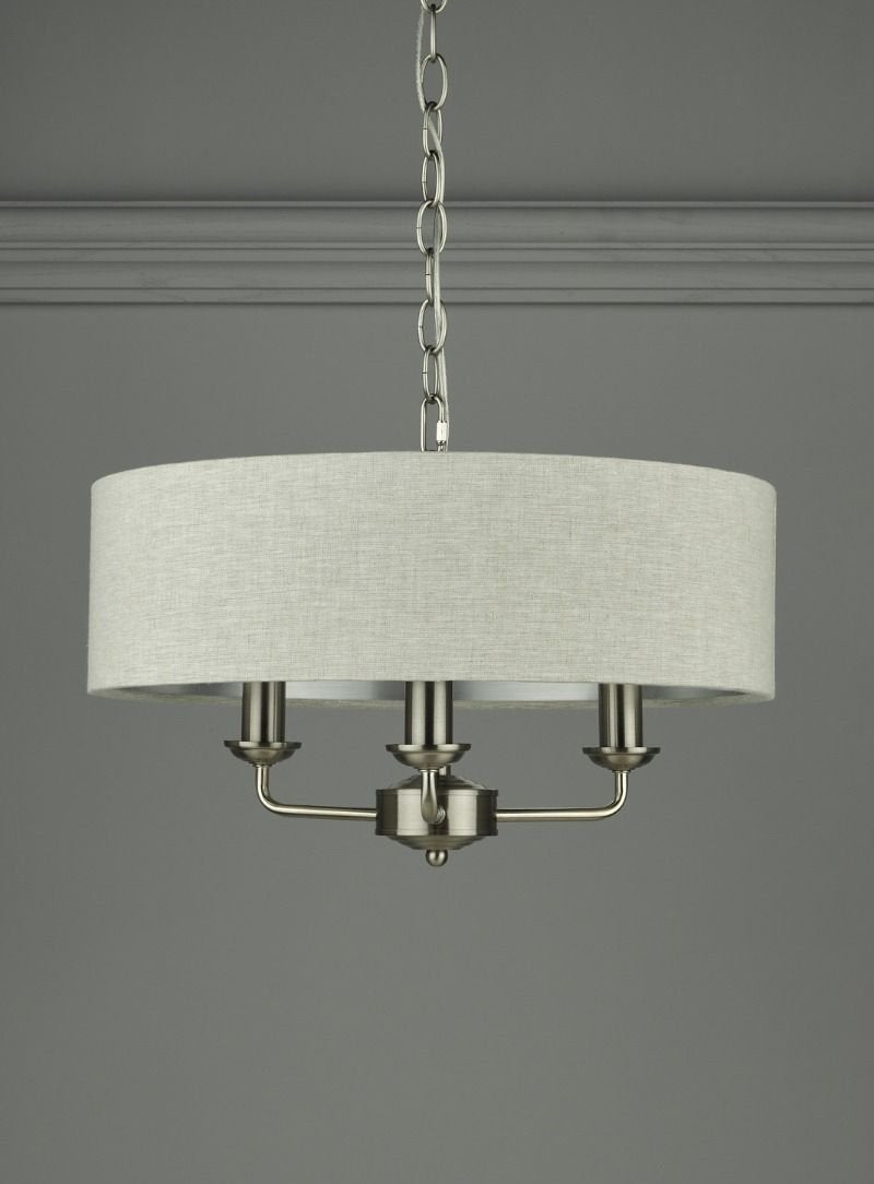 Nicole 3Lt Pendant Various Finishes