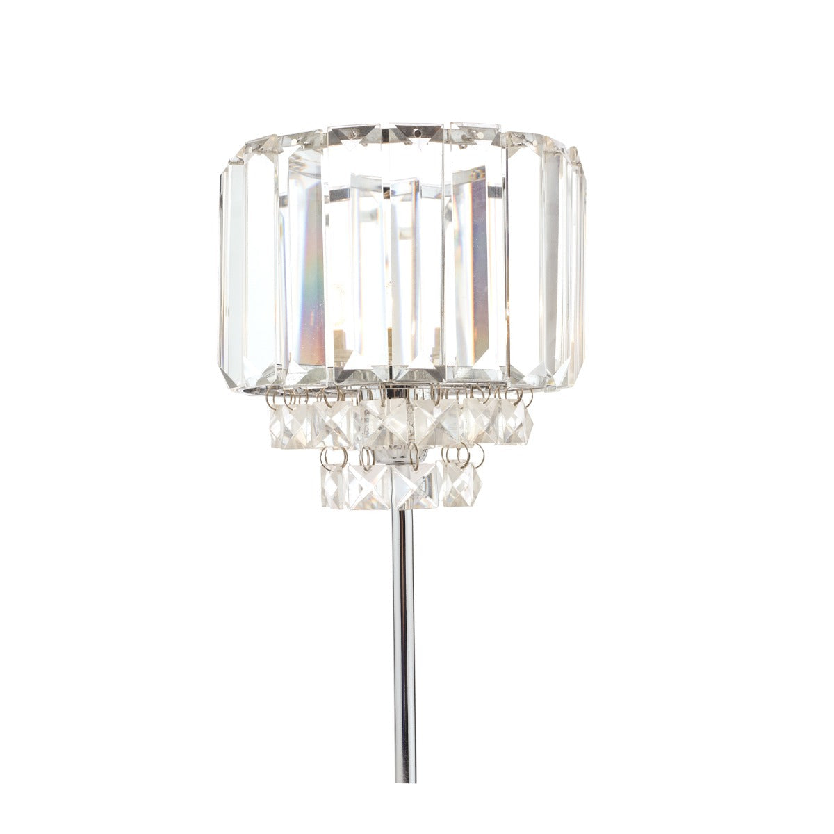 Vienna Table Lamp Crystal & Polished Chrome G9
