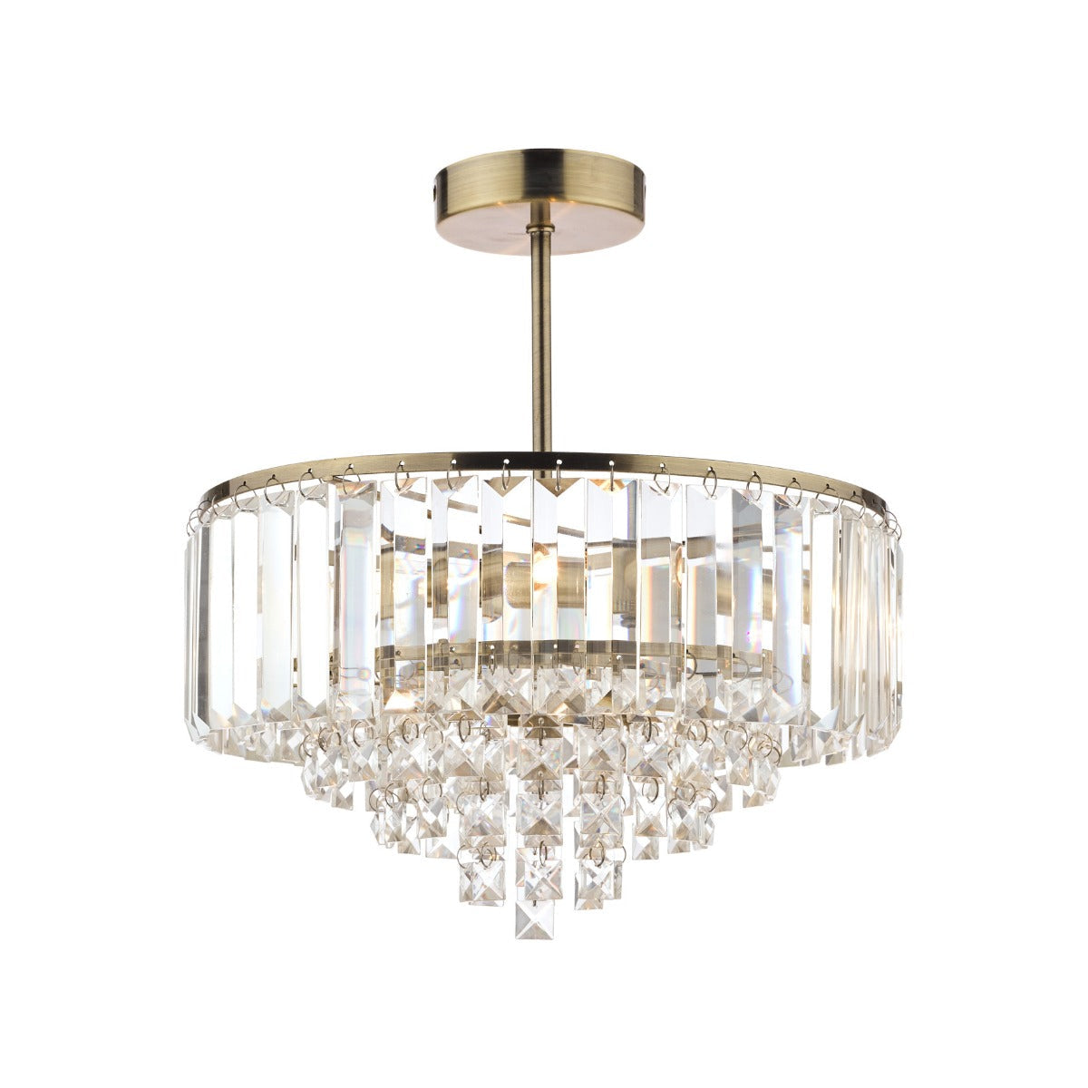 Vienna 3/5Lt Semi Flush In Various Finishes G9