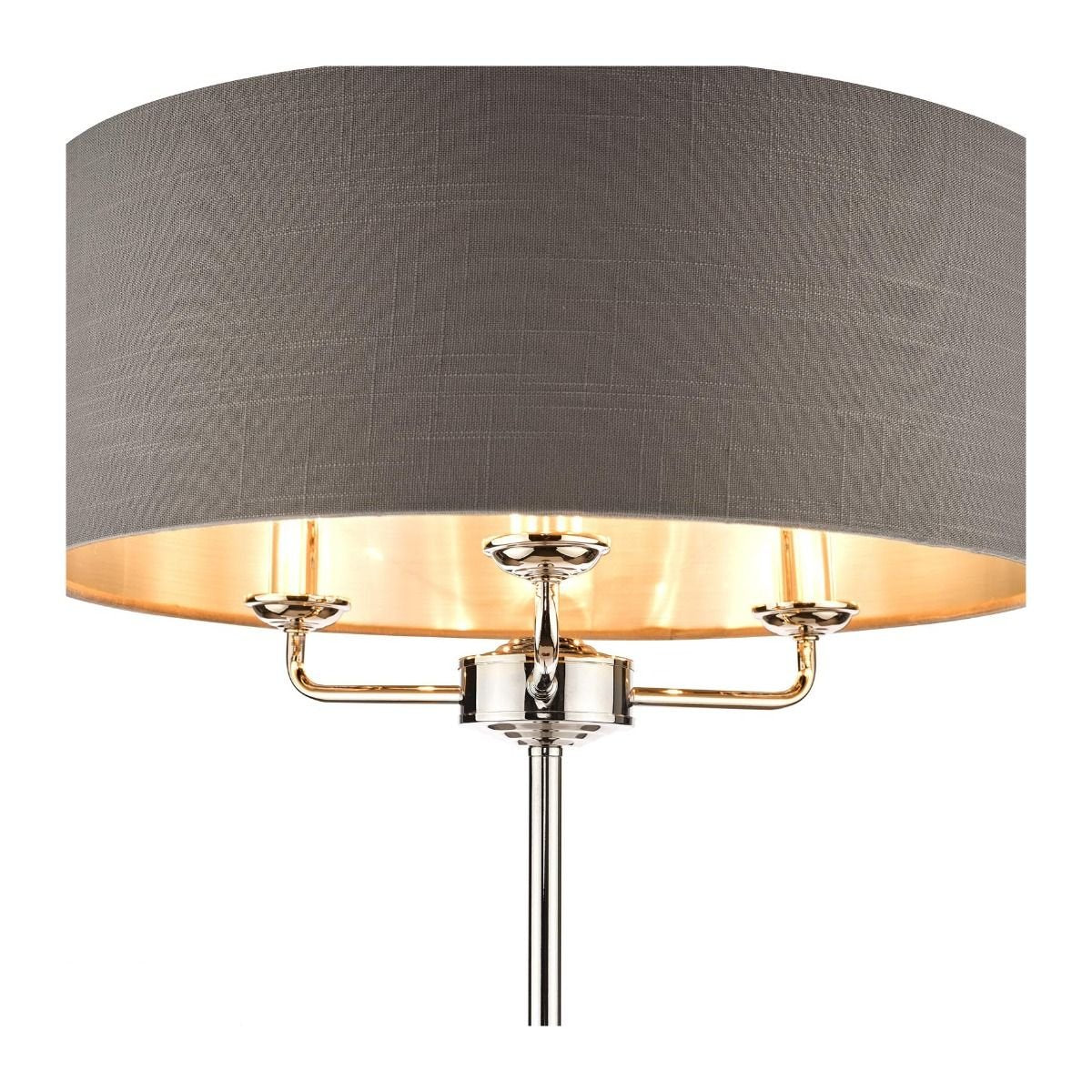 Sorrento 3 Light Classic Floor Lamp In Various Finishes