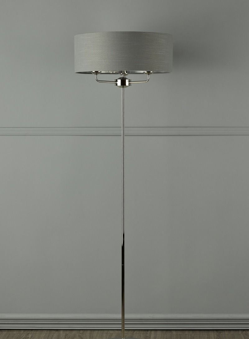 Nicole 3 Light Classic Floor Lamp In Various Finishes