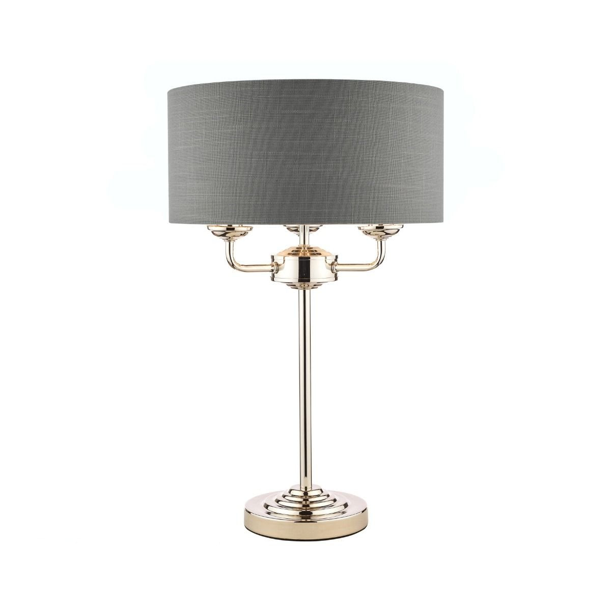 Sorrento 3 Light Table Lamp In Various Finishes