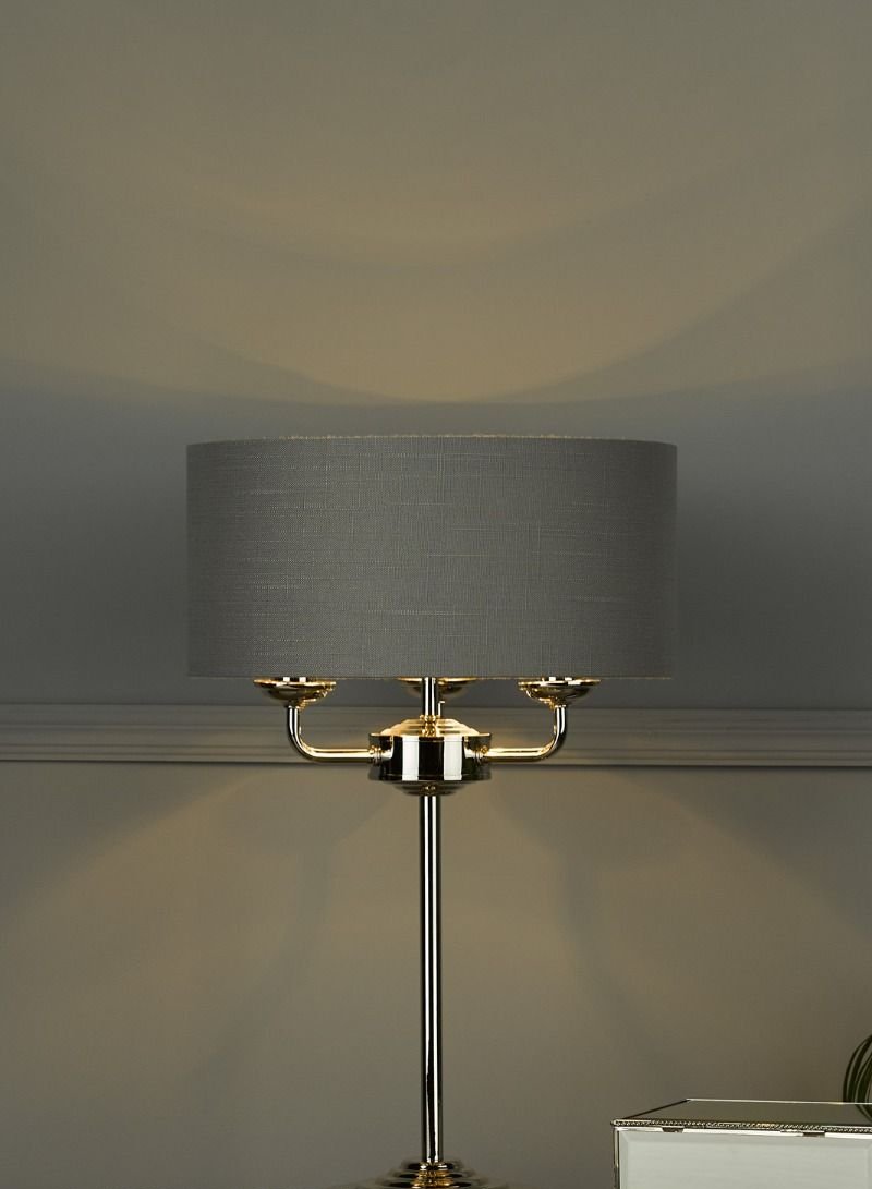 Sorrento 3 Light Table Lamp In Various Finishes