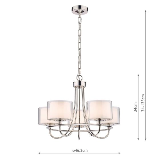 Southwell 3/5/9 Light Armed Pendant Antique Brass and Opal Glass