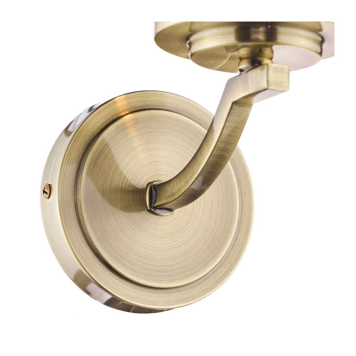 Joseph Wall Light Polished Chrome/Antique Brass Glass E14