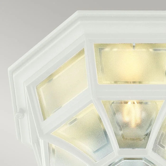 Latina 1 Light Ceiling Light - White