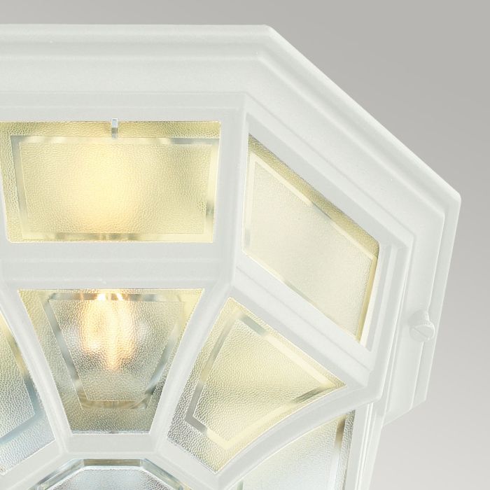 Latina 1 Light Ceiling Light - White