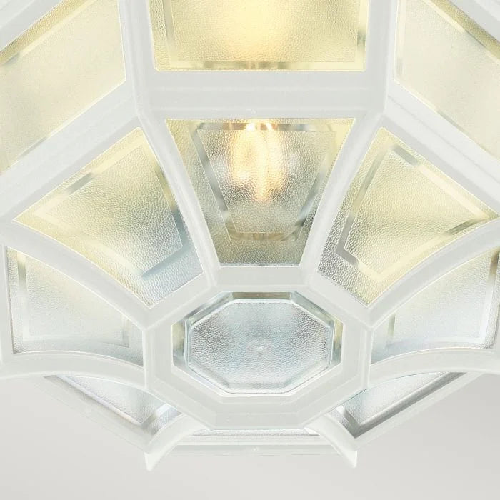 Latina 1 Light Ceiling Light - White