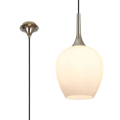 Benalla Single Pendant, 1 x E27 Wine Glass w Various Finishes