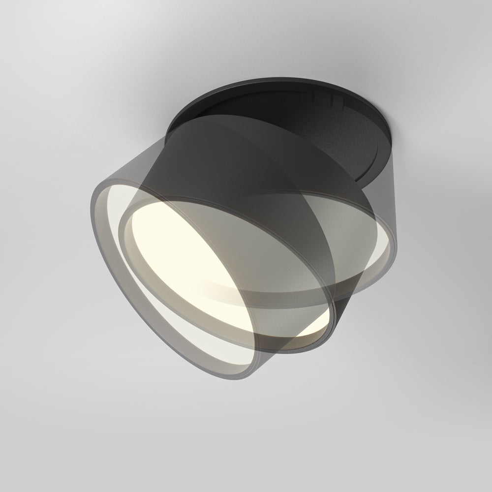 Onda Recessed luminaire- Black/ White/ Gold