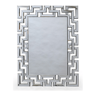 LARGE RECTANGULAR "GRECIAN KEY" VENETIAN MIRROR - Cusack Lighting