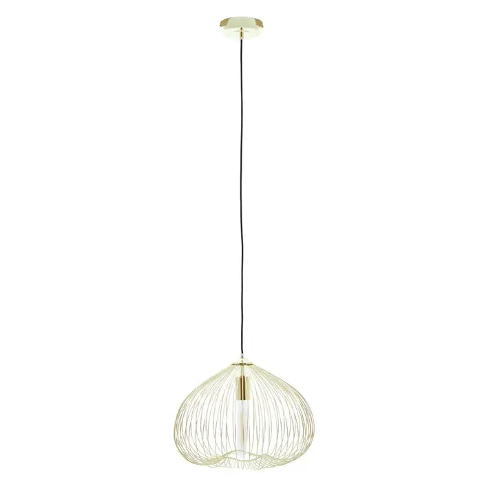 Travis Pendant - Gold/Black Finish