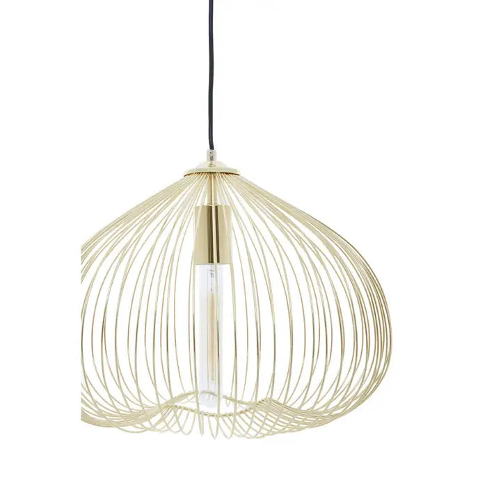 Travis Pendant - Gold/Black Finish