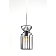 Lazar Black Wire Pendant