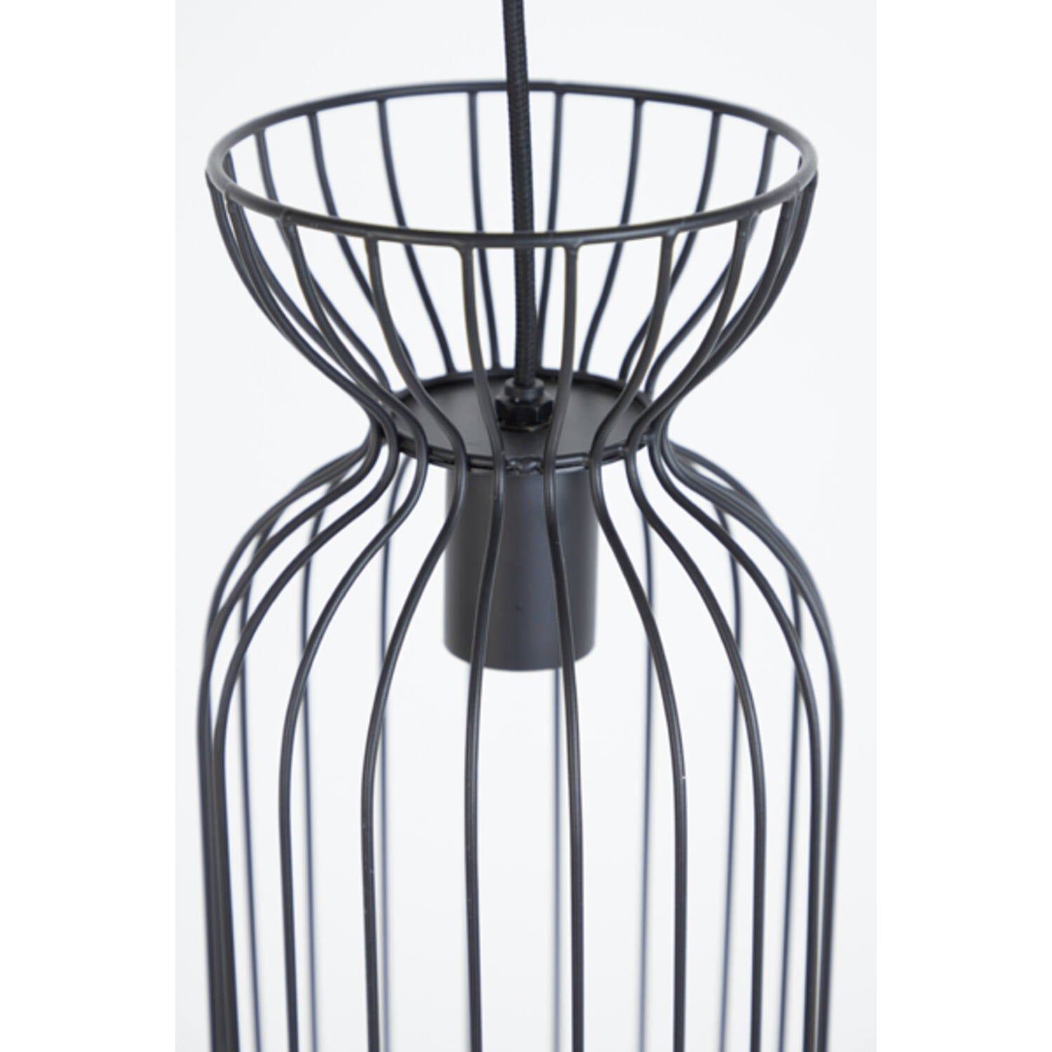 Lazar Black Wire Pendant