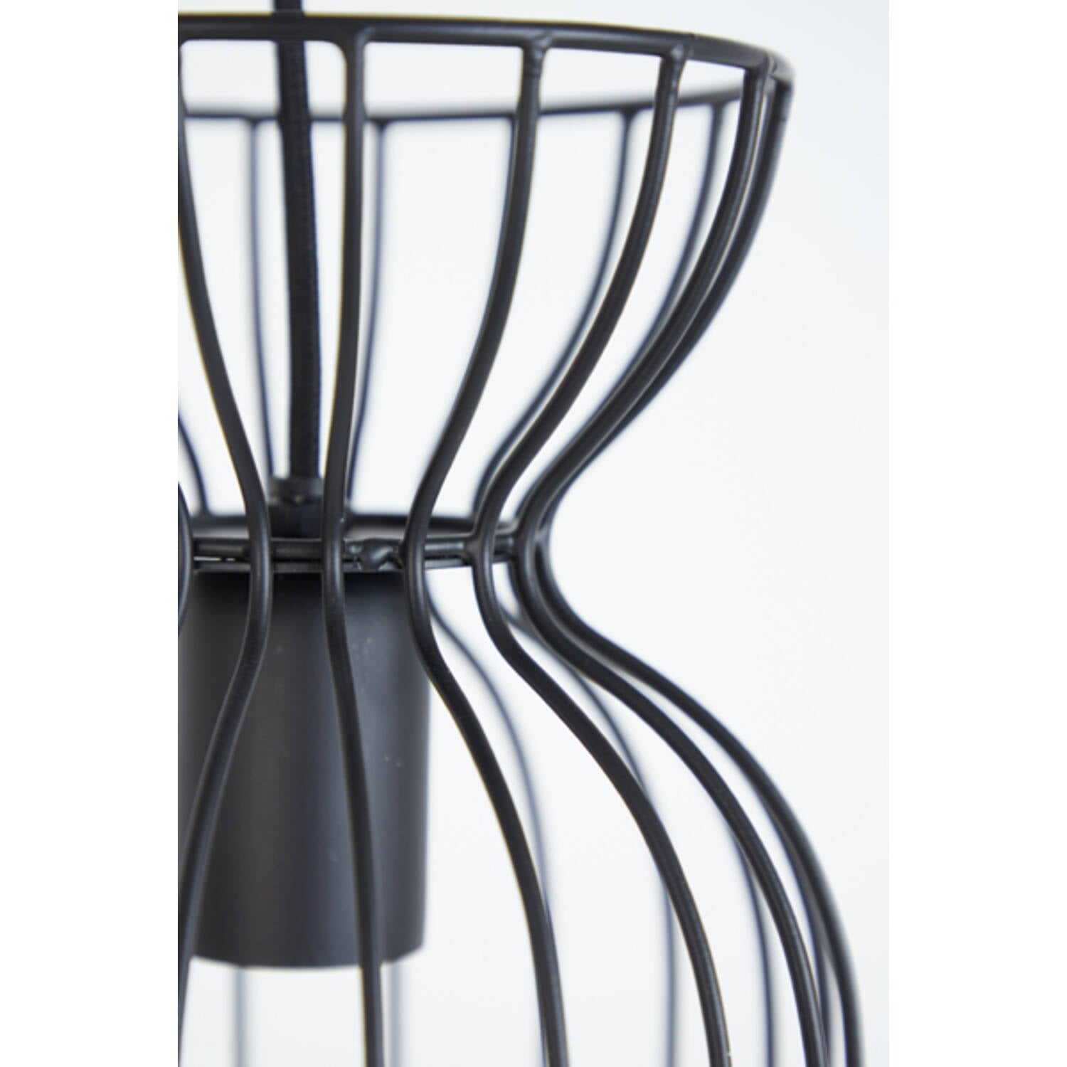 Lazar Black Wire Pendant