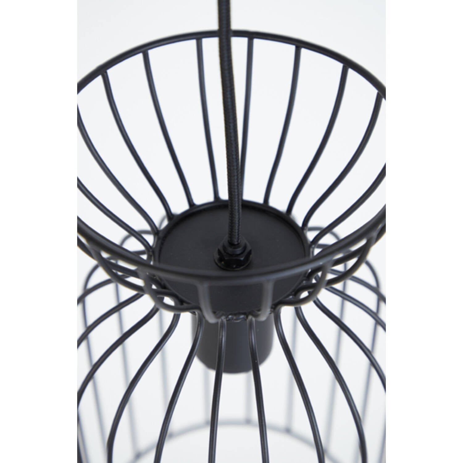 Lazar Black Wire Pendant