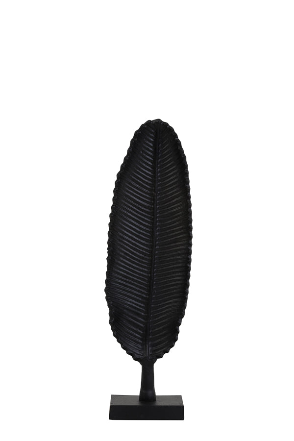 Leaf Small Ornament - Black Finish