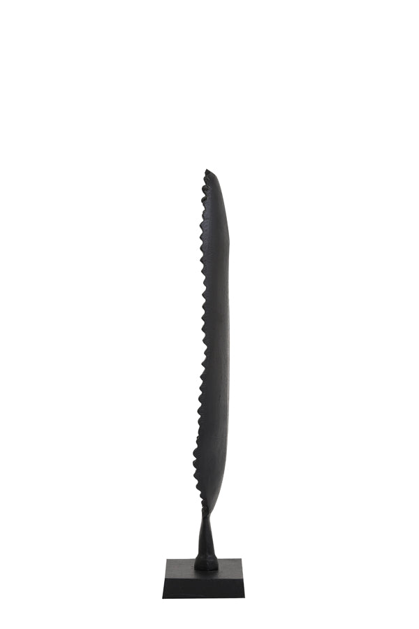Leaf Small Ornament - Black Finish