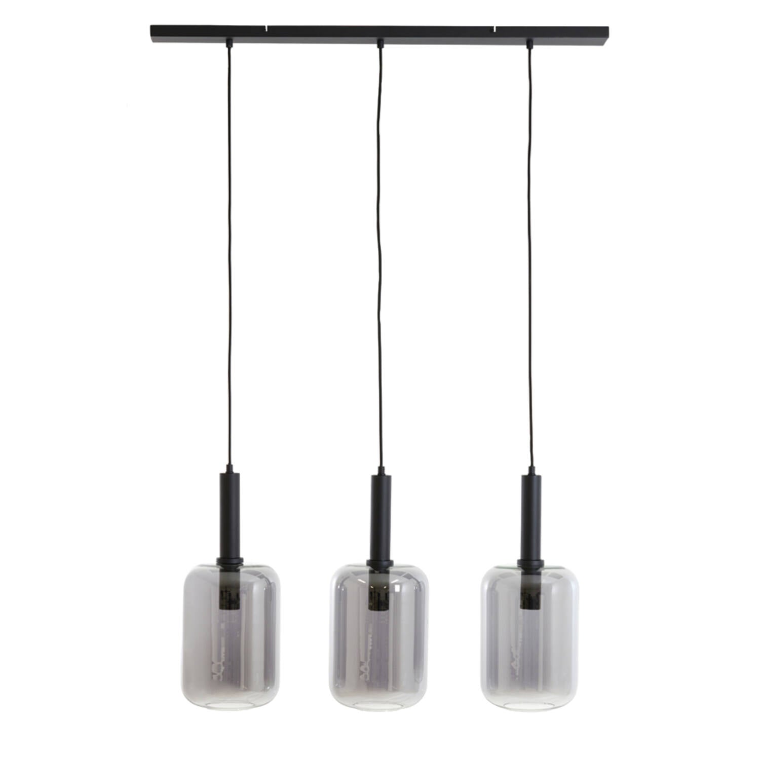 Lekar 3/5Lt Island Pendant - Bronze/Gold & Smoked Glass