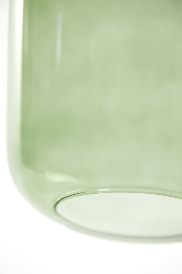 Lekar Floor Lamp - Light Grey & Green High Glass Finish