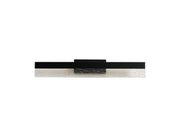 Leon IP44 Bathroom Mirror Light, 8/12W LED, 3000K, 6001000lm, IP44, Sand Black Polished Chrome, 3yrs Warranty