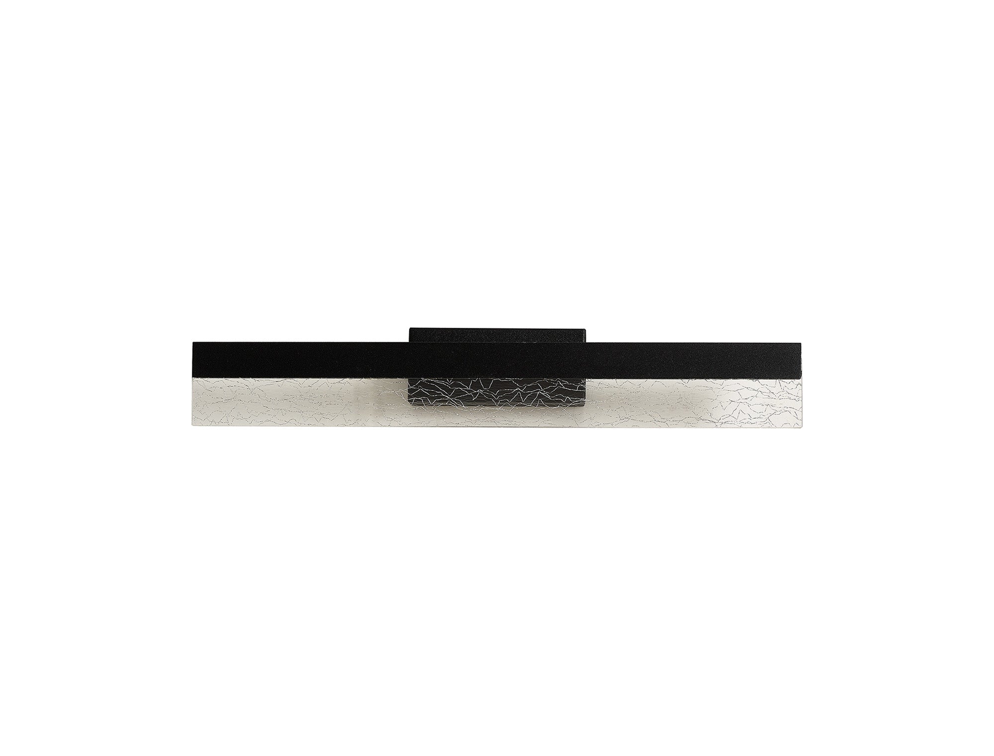Leon IP44 Bathroom Mirror Light, 8/12W LED, 3000K, 6001000lm, IP44, Sand Black Polished Chrome, 3yrs Warranty