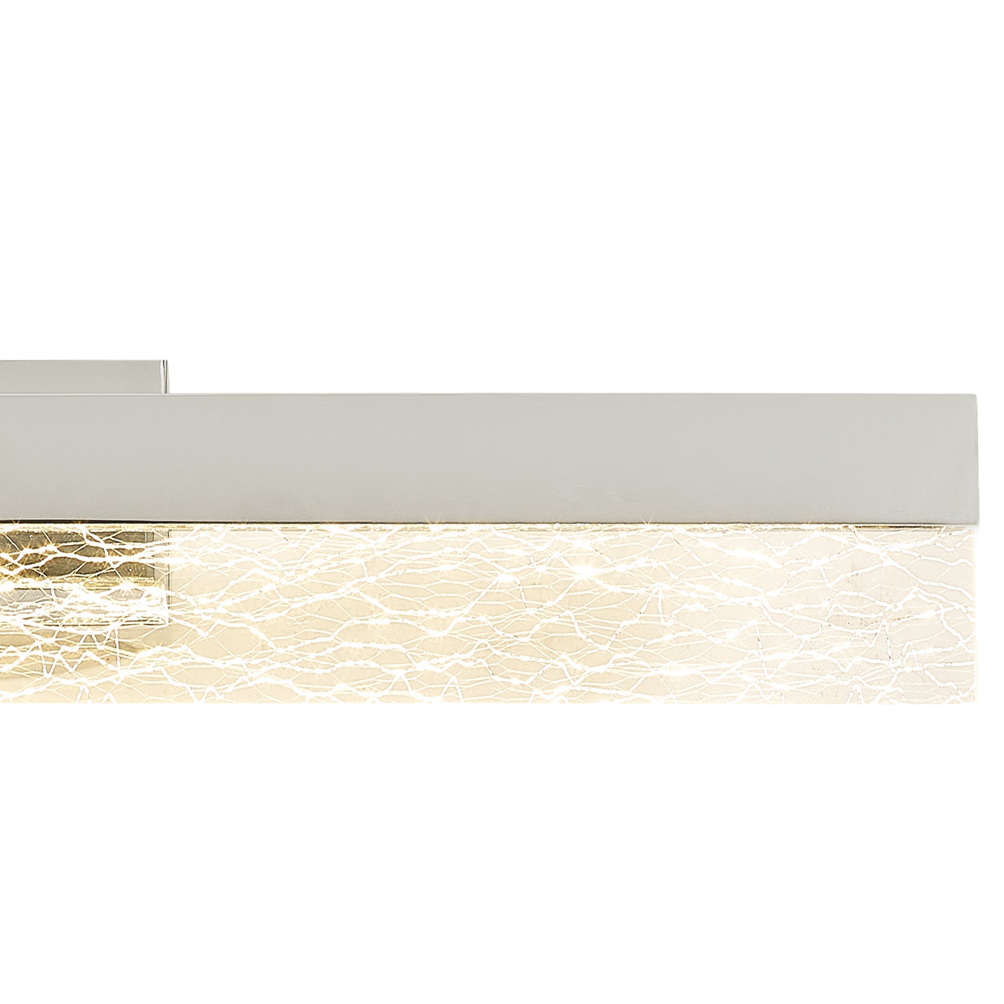 Leon IP44 Bathroom Mirror Light, 8/12W LED, 3000K, 6001000lm, IP44, Sand Black Polished Chrome, 3yrs Warranty