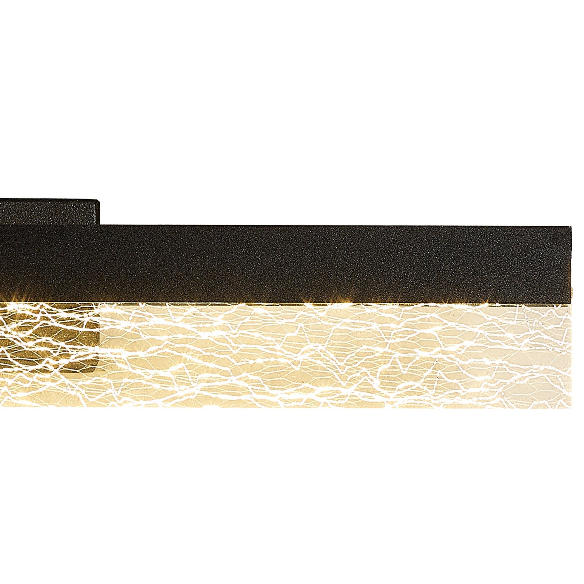 Leon IP44 Bathroom Mirror Light, 8/12W LED, 3000K, 6001000lm, IP44, Sand Black Polished Chrome, 3yrs Warranty