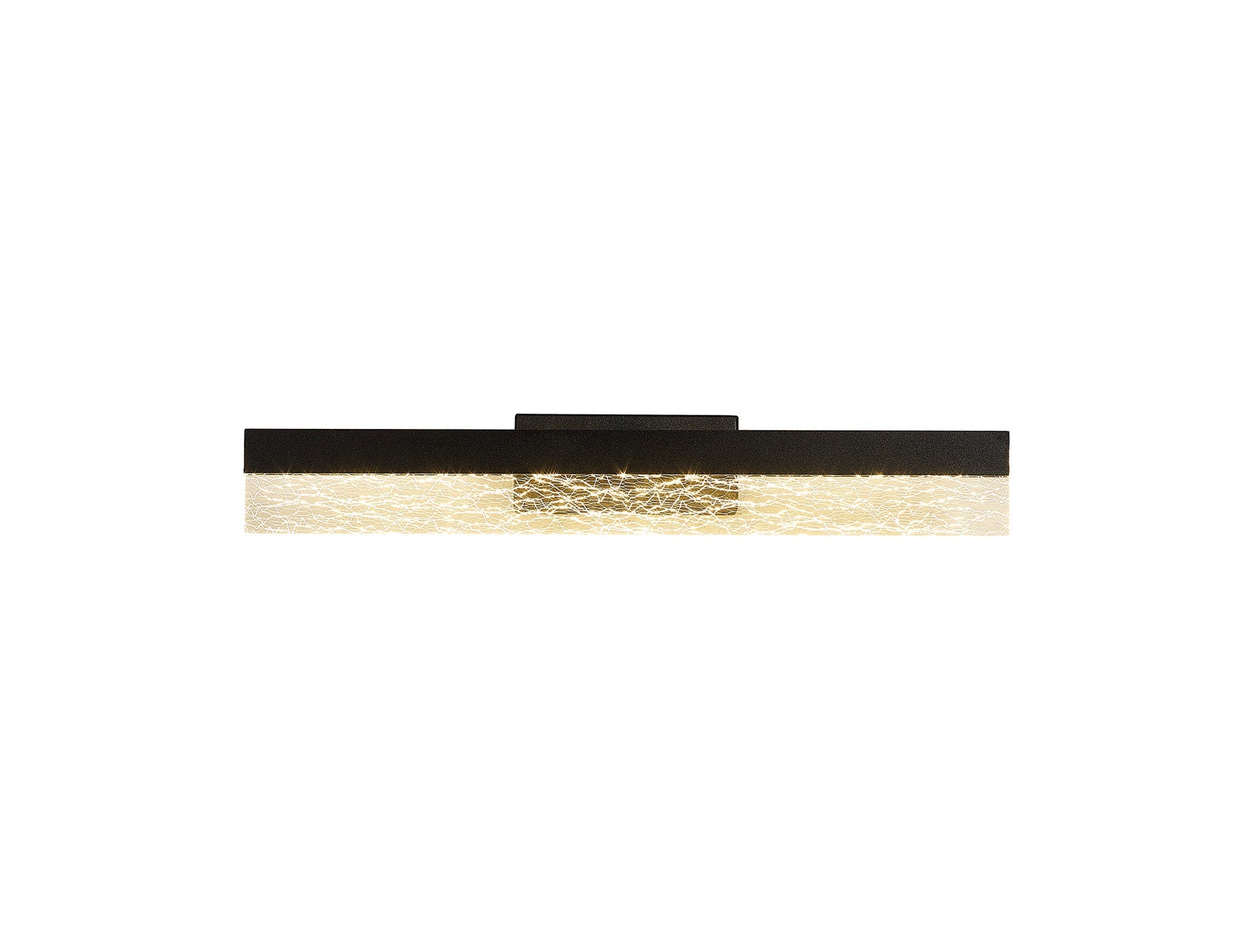 Leon IP44 Bathroom Mirror Light, 8/12W LED, 3000K, 6001000lm, IP44, Sand Black Polished Chrome, 3yrs Warranty