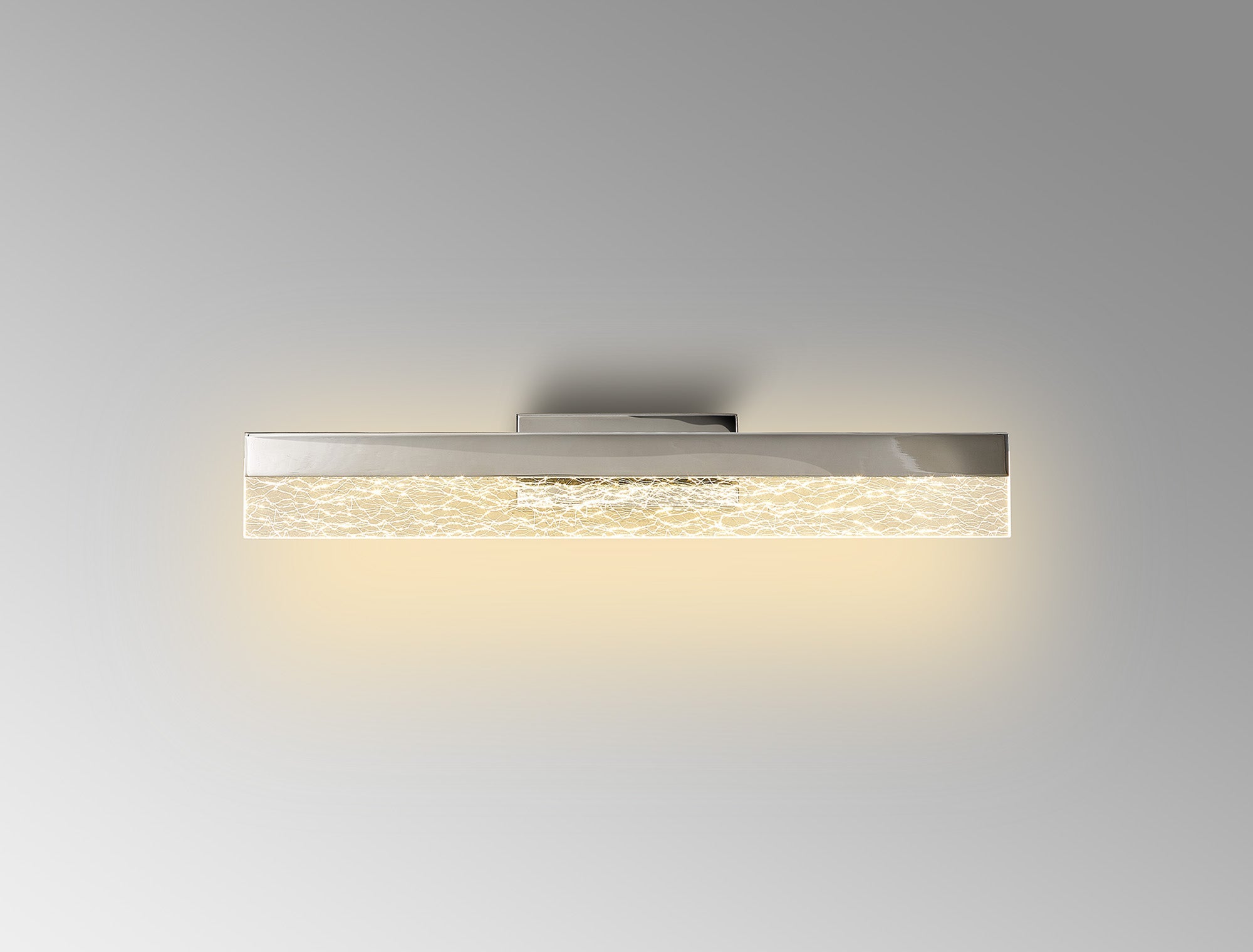 Leon IP44 Bathroom Mirror Light, 8/12W LED, 3000K, 6001000lm, IP44, Sand Black Polished Chrome, 3yrs Warranty