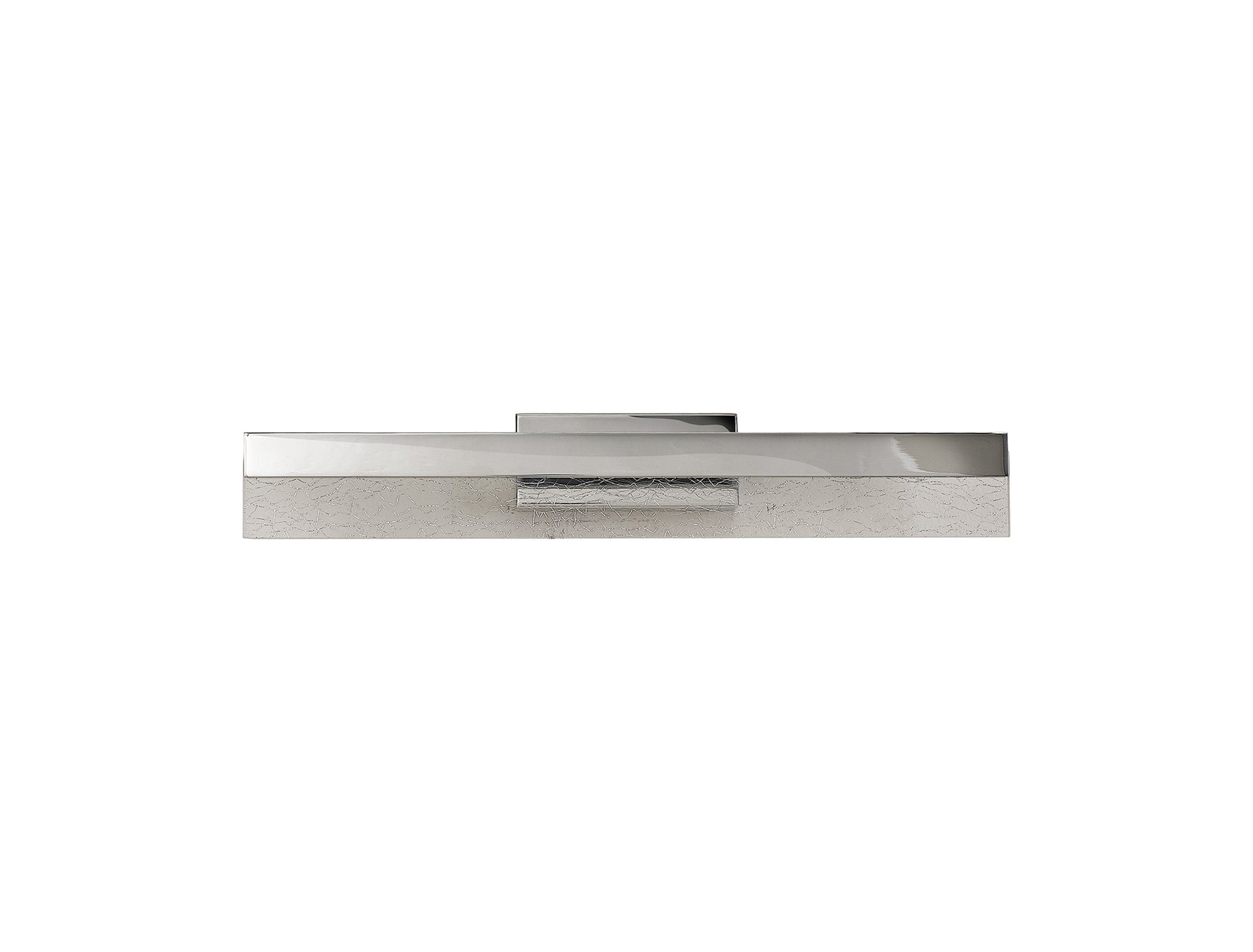 Leon IP44 Bathroom Mirror Light, 8/12W LED, 3000K, 6001000lm, IP44, Sand Black Polished Chrome, 3yrs Warranty