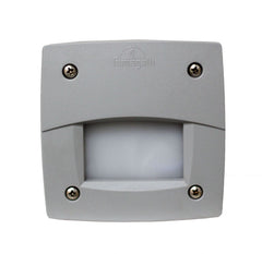 Leti Recessed Wall Light Black & Grey, IP66