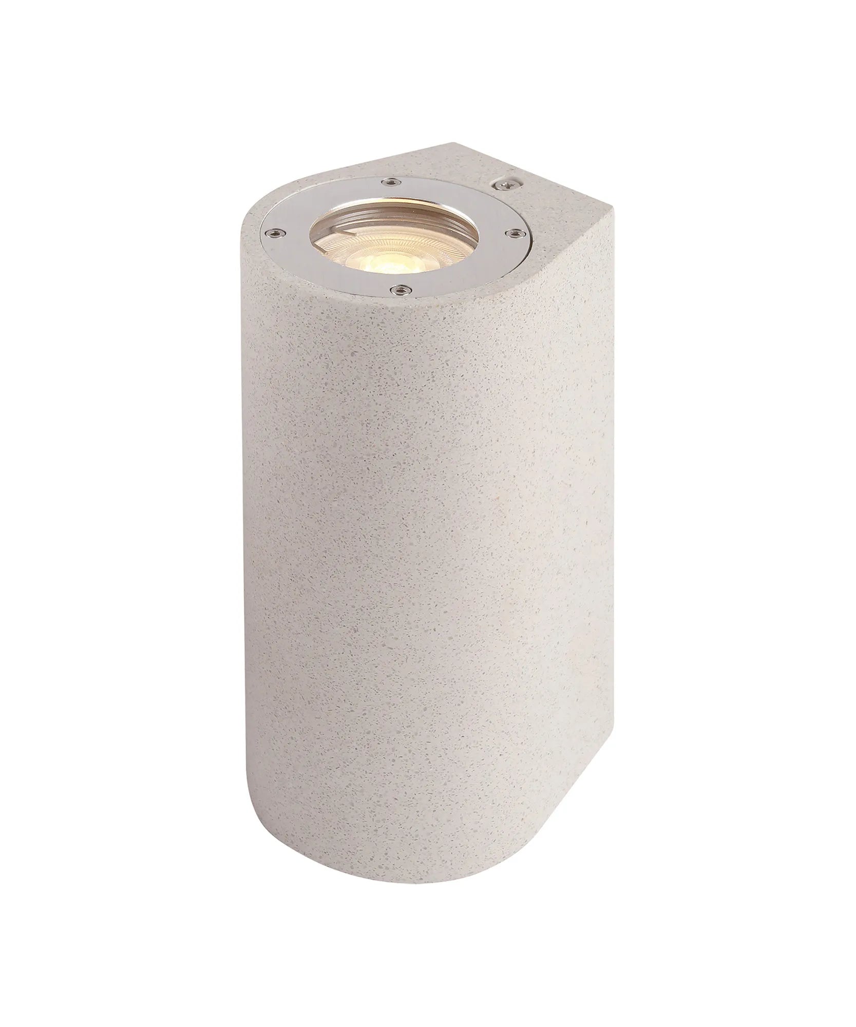 Levi IP65 Up/Down Wall Light - Grey/White Concrete