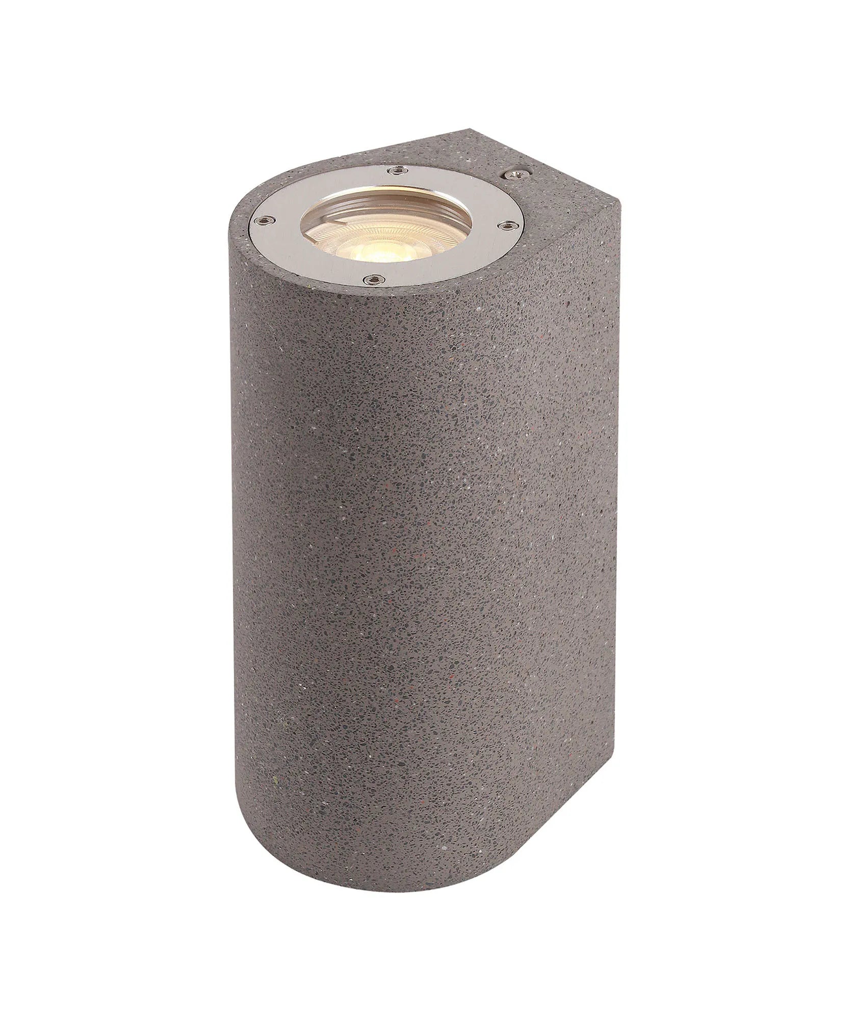 Levi IP65 Up/Down Wall Light - Grey/White Concrete