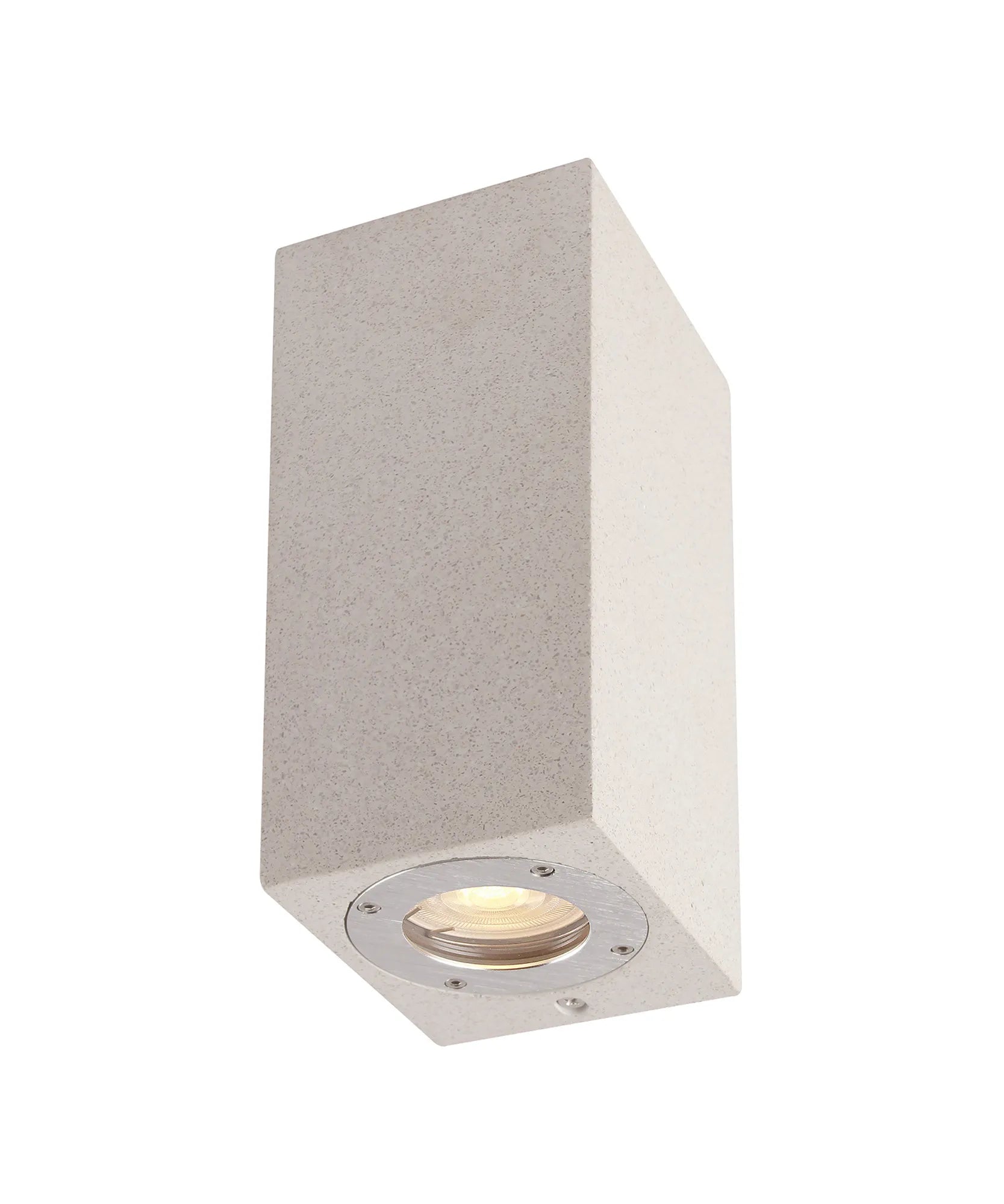 Levi IP65 Up/Down Wall Light - Grey/White Concrete