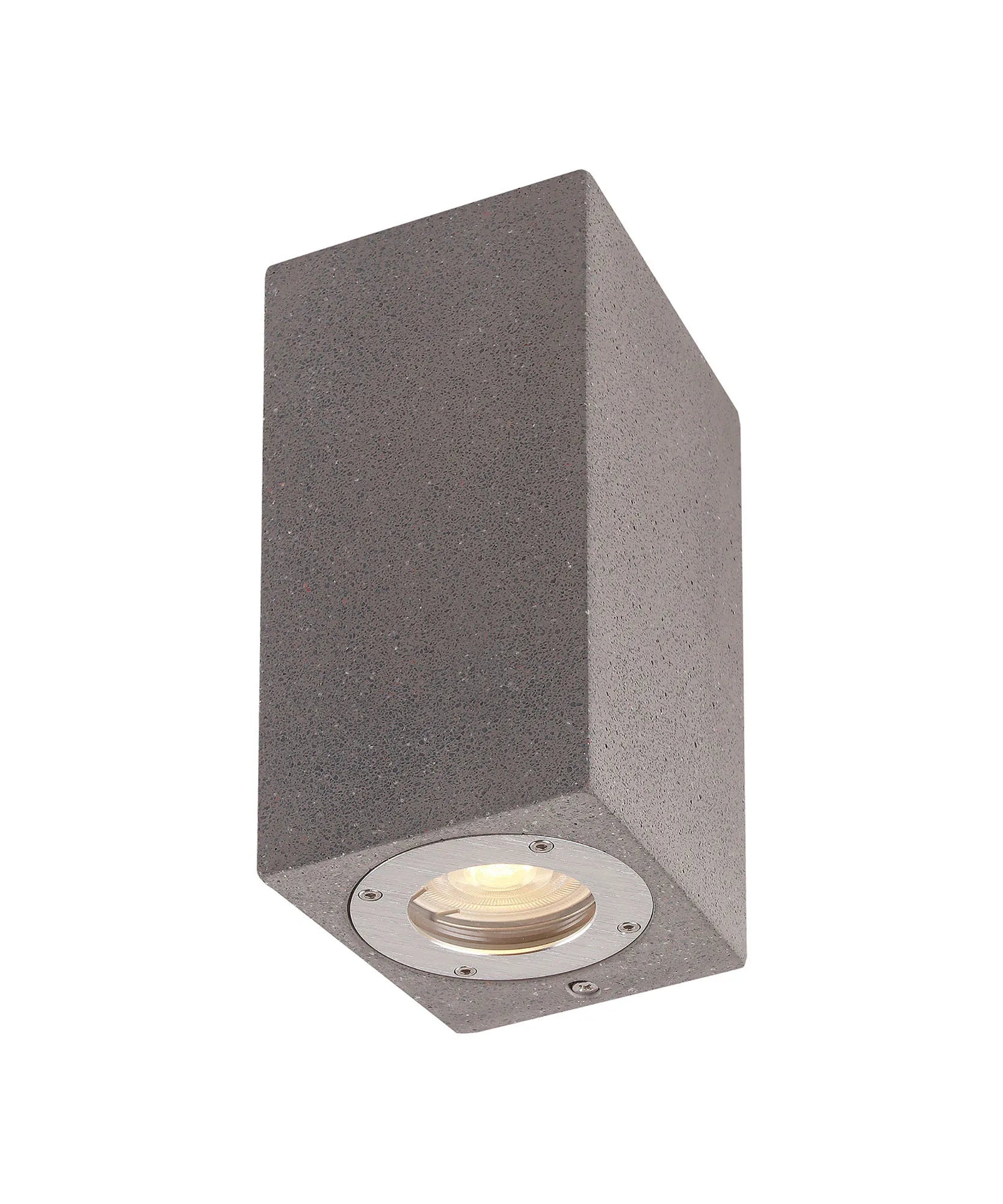 Levi IP65 Up/Down Wall Light - Grey/White Concrete