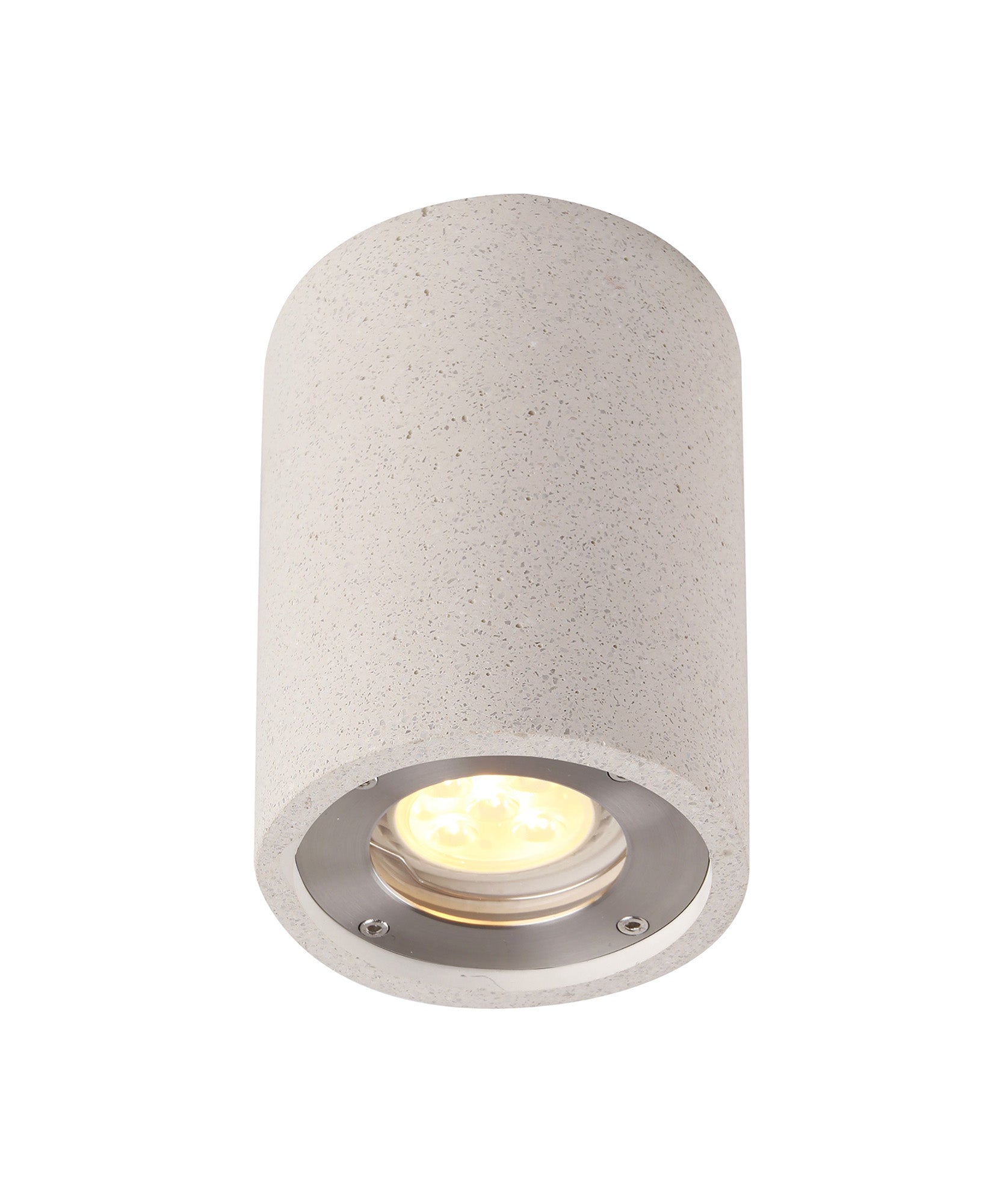 Levi 9cm Round/ Rectangle Spotlight- White/ Grey Concrete Finishes