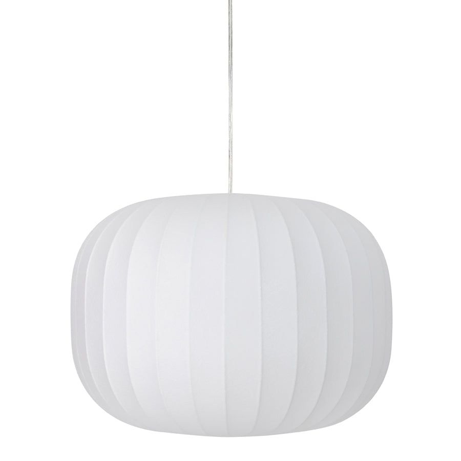Lexa Medium Hanging Shade Light - White Finish