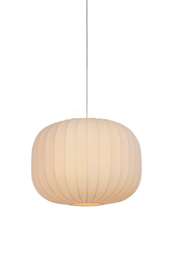 Lexa Medium Hanging Shade Light - White Finish
