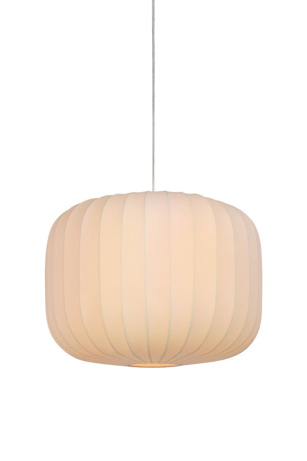 Lexa Large Hanging Shade Light - White Finish
