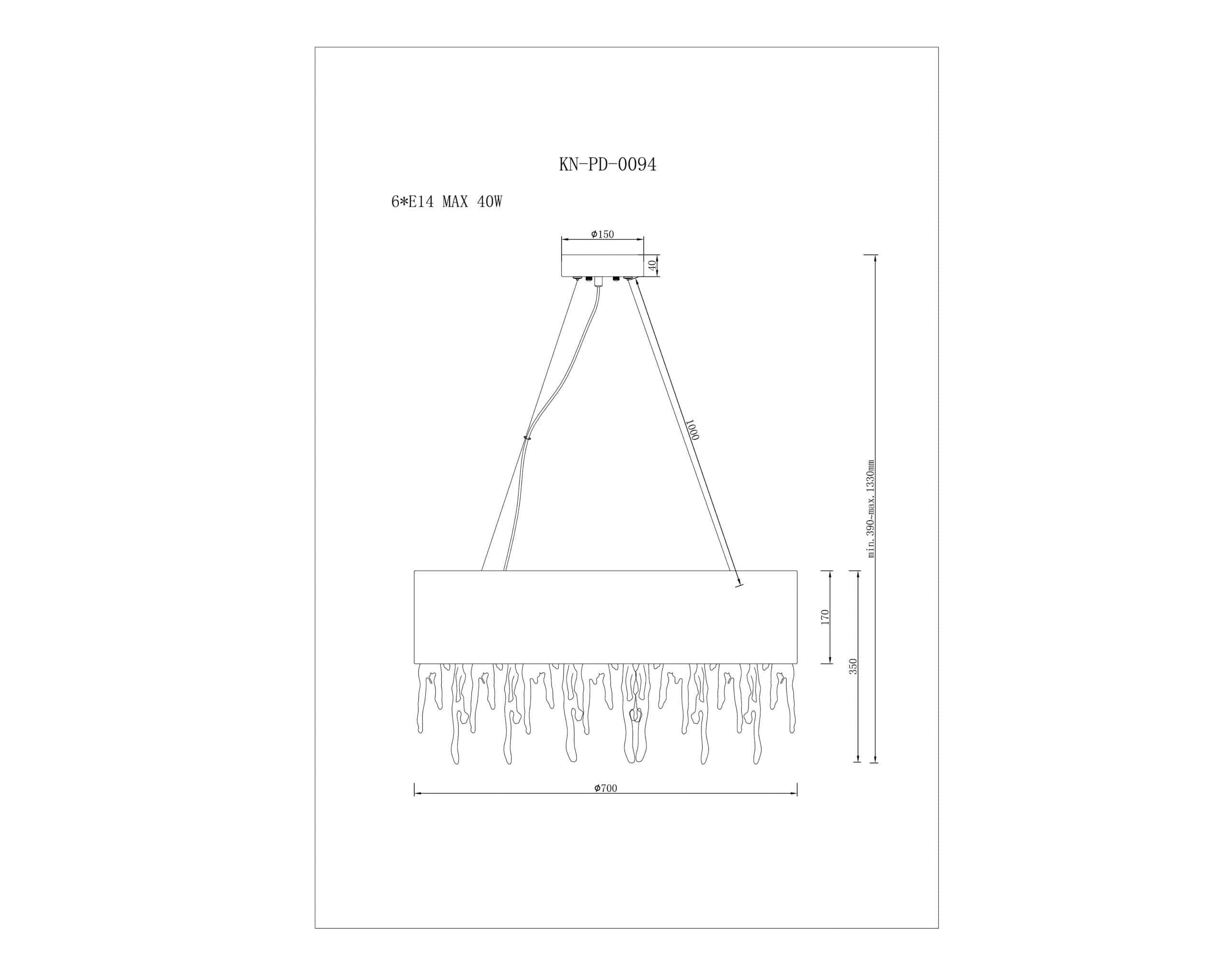 Dumas Pendant Lamp G9
