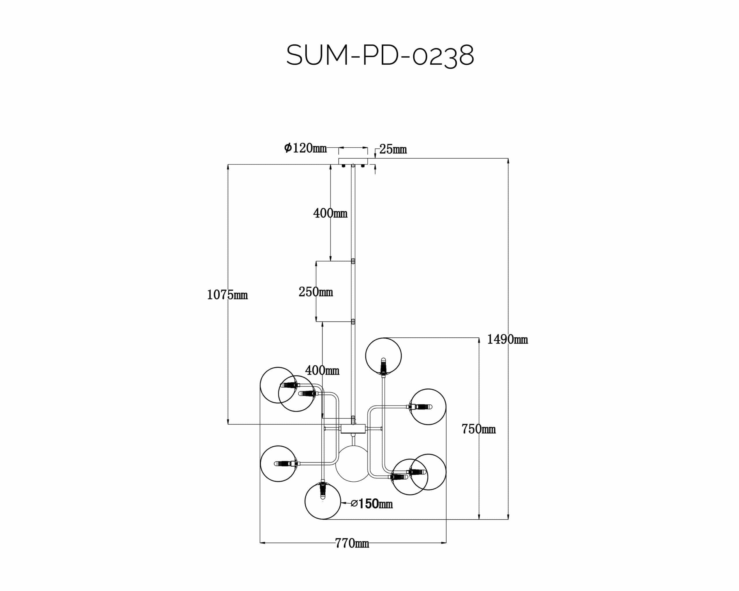 Eliot Pendant Lamp G9