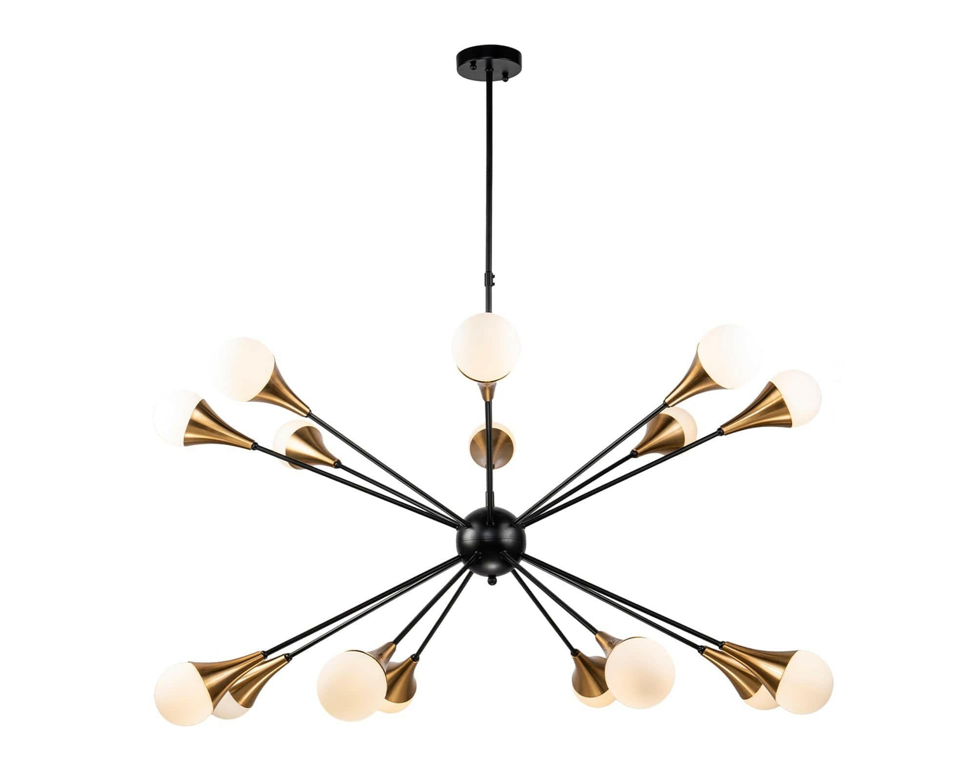 Gamma Pendant Lamp – Black Antique Brass G9