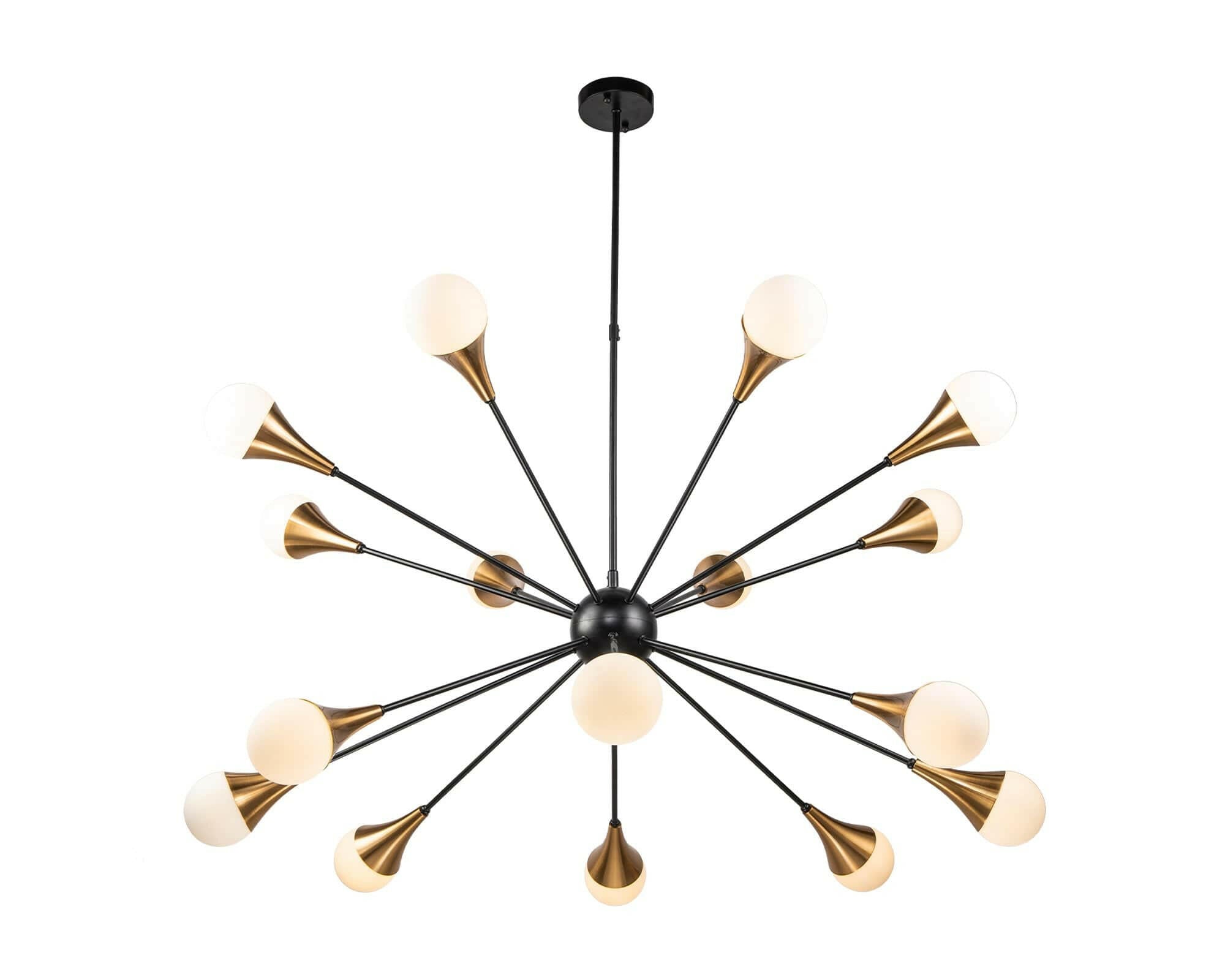 Gamma Pendant Lamp – Black Antique Brass G9
