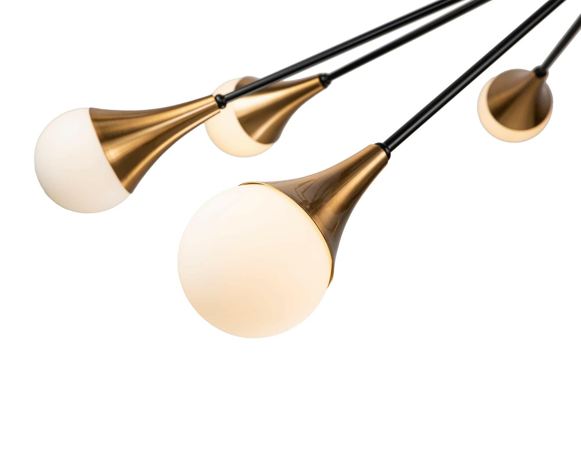 Gamma Pendant Lamp – Black Antique Brass G9