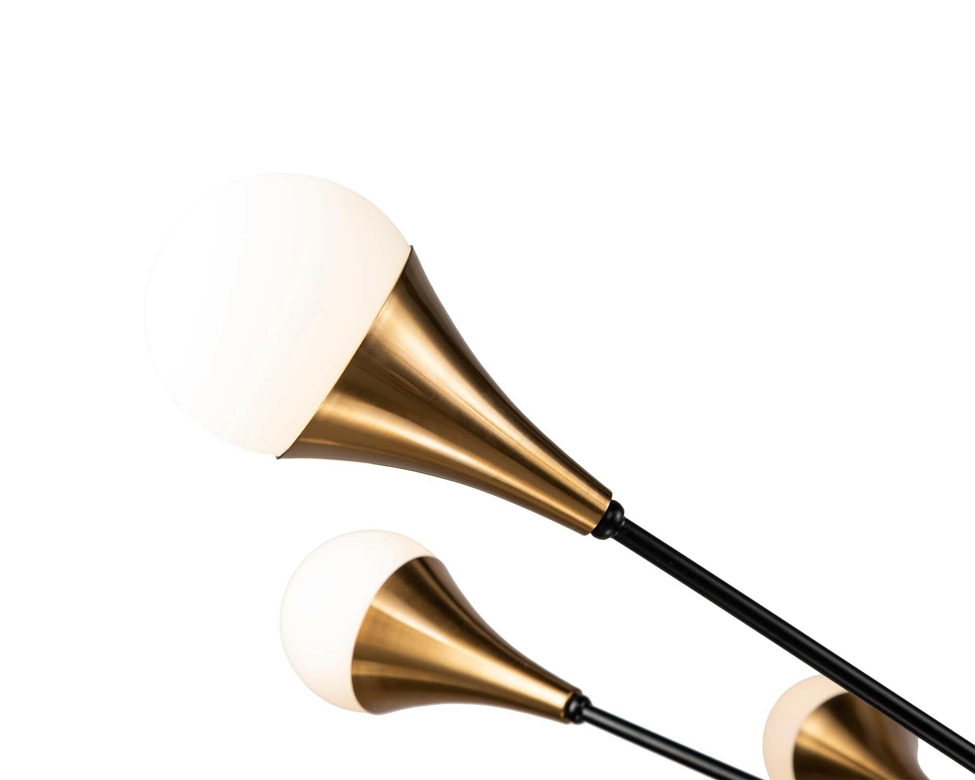 Gamma Pendant Lamp – Black Antique Brass G9