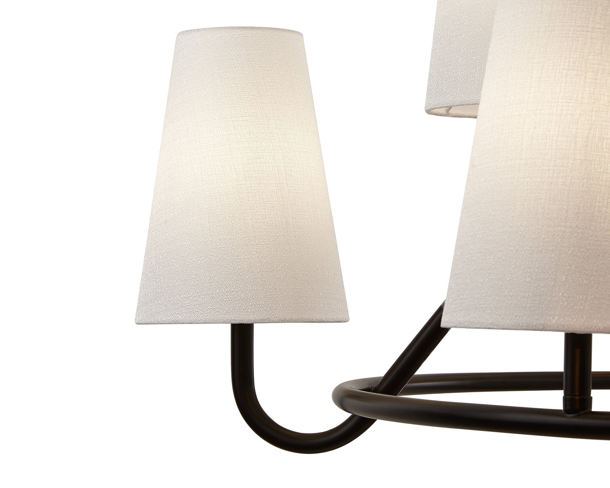 Gildan Chandelier - White & Black E14