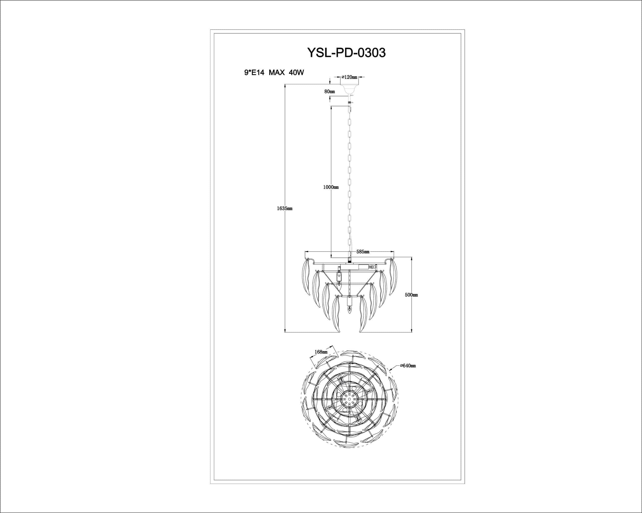 Gina Pendant Lamp E14