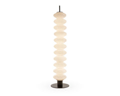 Jana Floor Lamp - White &amp; Black Integrated LED